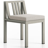 Monterey Outdoor Dining Chair, Stone Grey/Weathered Grey-Furniture - Dining-High Fashion Home