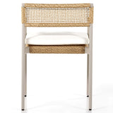 Niles Outdoor Dining Arm Chair, Natural-Furniture - Dining-High Fashion Home