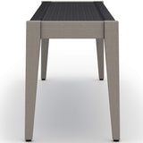 Sherwood Outdoor Dining Bench, Weathered Grey-Furniture - Dining-High Fashion Home