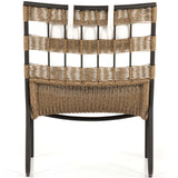 Tegan Outdoor Chair, Faux Hyacinth-Furniture - Chairs-High Fashion Home