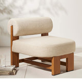 Malta Outdoor Chair, Natural Teak-Furniture - Chairs-High Fashion Home