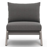 Virgil Outdoor Chair, Charcoal/Weathered Grey-Furniture - Chairs-High Fashion Home