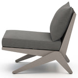 Virgil Outdoor Chair, Charcoal/Weathered Grey-Furniture - Chairs-High Fashion Home