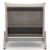 Virgil Outdoor Chair, Faye Sand/Weathered Grey-Furniture - Chairs-High Fashion Home