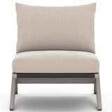 Virgil Outdoor Chair, Faye Sand/Weathered Grey-Furniture - Chairs-High Fashion Home