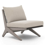 Virgil Outdoor Chair, Faye Sand/Weathered Grey-Furniture - Chairs-High Fashion Home