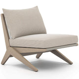 Virgil Outdoor Chair, Faye Sand/Washed Brown-Furniture - Chairs-High Fashion Home