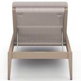 Sherwood Outdoor Chaise, Stone Grey/Washed Brown-Furniture - Chairs-High Fashion Home