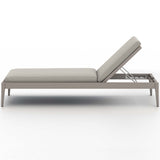 Sherwood Outdoor Chaise, Stone Grey/Weathered Grey-Furniture - Chairs-High Fashion Home