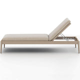 Sherwood Outdoor Chaise, Faye Sand/Washed Brown-Furniture - Chairs-High Fashion Home