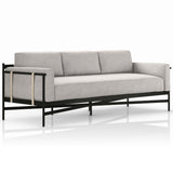 Hearst 99" Outdoor Sofa, Stone Grey-Furniture - Sofas-High Fashion Home