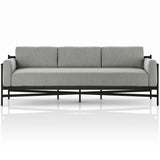 Hearst 99" Outdoor Sofa, Faye Ash-Furniture - Sofas-High Fashion Home