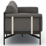 Hearst Outdoor Sofa, Charcoal-Furniture - Sofas-High Fashion Home