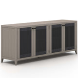 Sherwood Outdoor Sideboard, Weathered Grey-Furniture - Storage-High Fashion Home