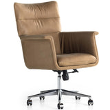 Humphrey Leather Desk Chair, Palermo Drift-Furniture - Office-High Fashion Home