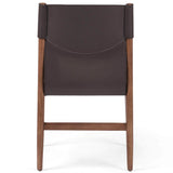 Lulu Armless Dining Chair, Espresso Leather-Furniture - Dining-High Fashion Home