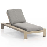 Monterey Outdoor Chaise, Faye Ash/Washed Brown-Furniture - Chairs-High Fashion Home