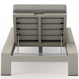 Monterey Outdoor Chaise, Faye Ash/Weathered Grey-Furniture - Chairs-High Fashion Home