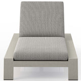 Monterey Outdoor Chaise, Faye Ash/Weathered Grey-Furniture - Chairs-High Fashion Home