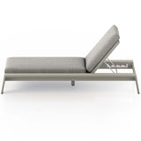 Monterey Outdoor Chaise, Faye Ash/Weathered Grey-Furniture - Chairs-High Fashion Home