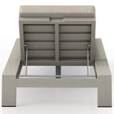 Monterey Outdoor Chaise, Faye Sand/Weathered Grey-Furniture - Chairs-High Fashion Home