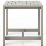 Monterey Outdoor Counter Table, Weathered Grey-Furniture - Dining-High Fashion Home