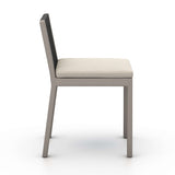 Sonoma Outdoor Dining Chair, Faye Sand/Weathered Grey-Furniture - Dining-High Fashion Home