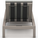 Sonoma Outdoor Chaise Weathered Grey, Faye Ash-Furniture - Chairs-High Fashion Home