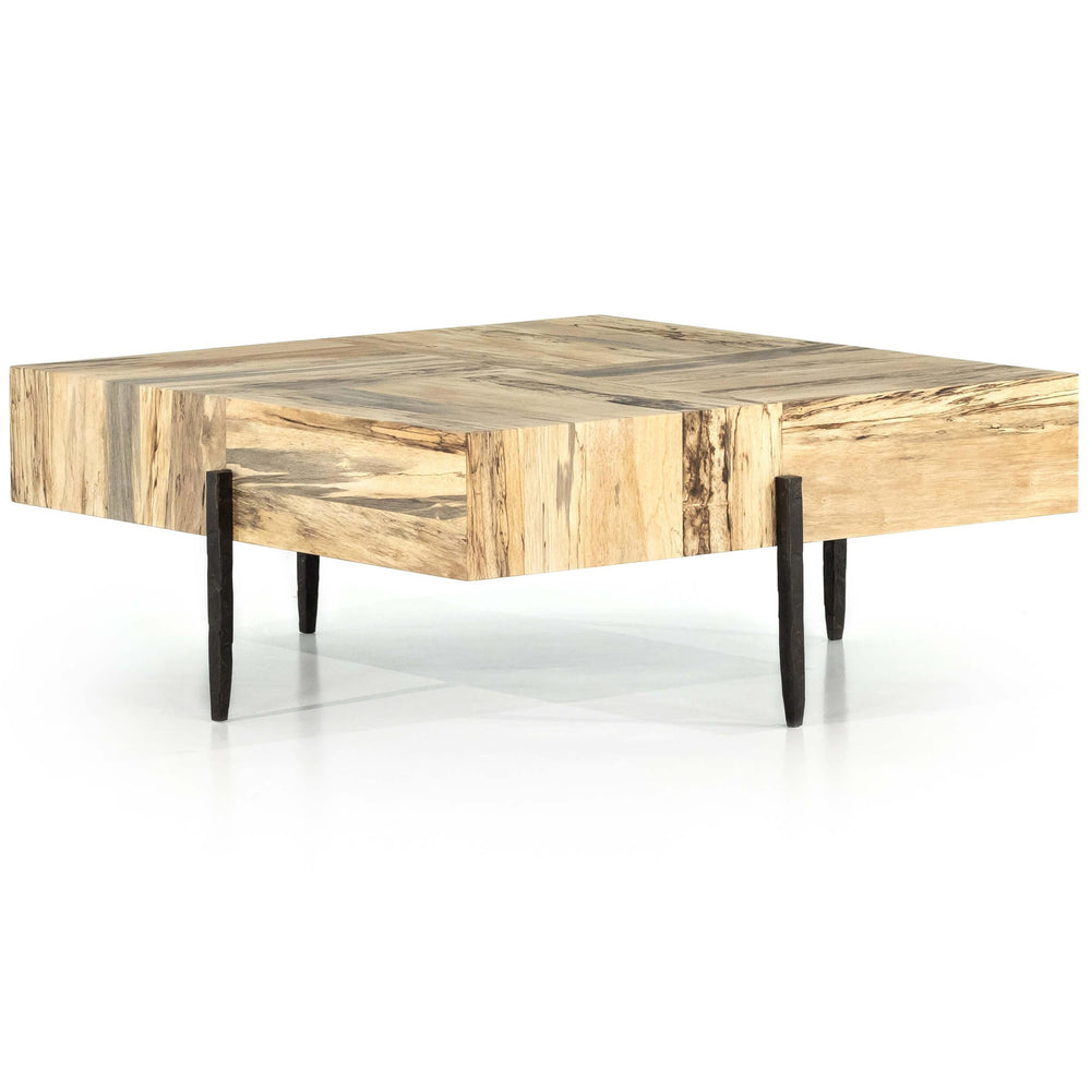 Indra Squared Coffee Table, Sparted Primavera-Furniture - Accent Tables-High Fashion Home