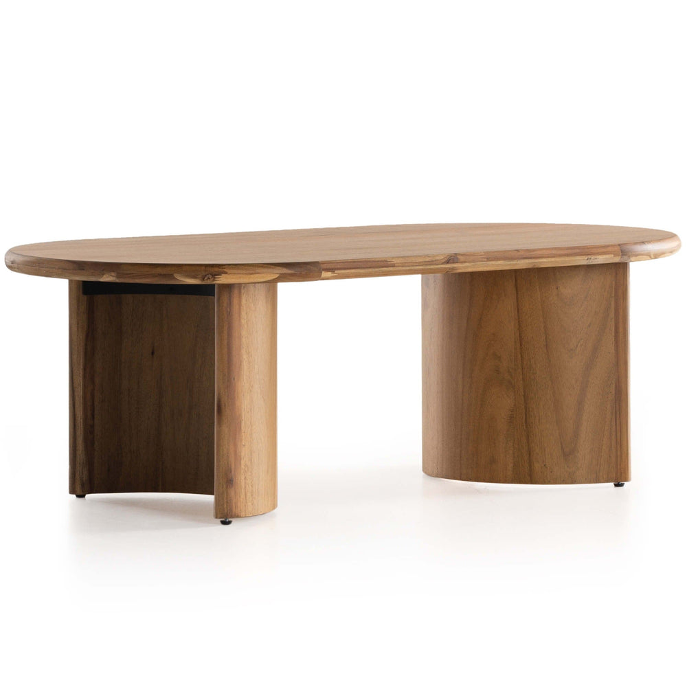 Paden Coffee Table, Sandy Acacia-Furniture - Accent Tables-High Fashion Home