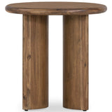 Paden End Table, Seasoned Brown Acacia-Furniture - Accent Tables-High Fashion Home