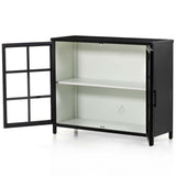 Lexington Small Cabinet, Black-Furniture - Storage-High Fashion Home