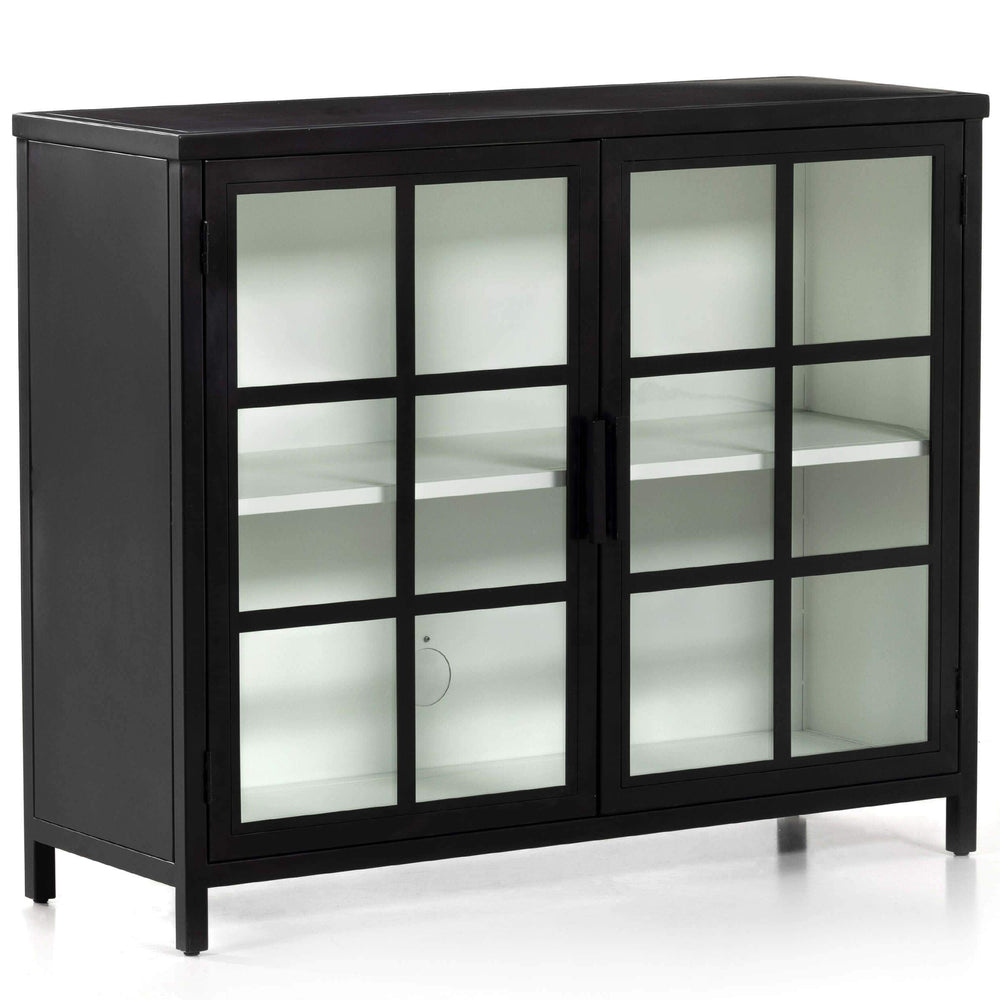 Lexington Small Cabinet, Black-Furniture - Storage-High Fashion Home