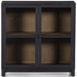 Millie Small Cabinet, Drifted Matte Black-Furniture - Storage-High Fashion Home