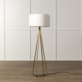 Walden Floor Lamp, Antique Brass-Lighting-High Fashion Home