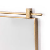 Chico Small Mirror, Antique Brass-Accessories-High Fashion Home