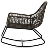 Bandera Outdoor Rocking Chair, Distressed Grey-Furniture - Chairs-High Fashion Home