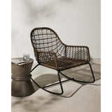 Bandera Outdoor Rocking Chair, Distressed Grey-Furniture - Chairs-High Fashion Home