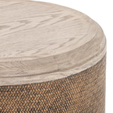 Kiara End Table, Weathered Blonde Pine-Furniture - Accent Tables-High Fashion Home