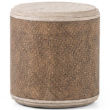 Kiara End Table, Weathered Blonde Pine-Furniture - Accent Tables-High Fashion Home