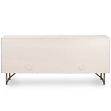 Van Sideboard Table, Matte Alabaster-Furniture - Storage-High Fashion Home