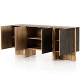 Bingham Sideboard, Rustic Oak-Furniture - Storage-High Fashion Home