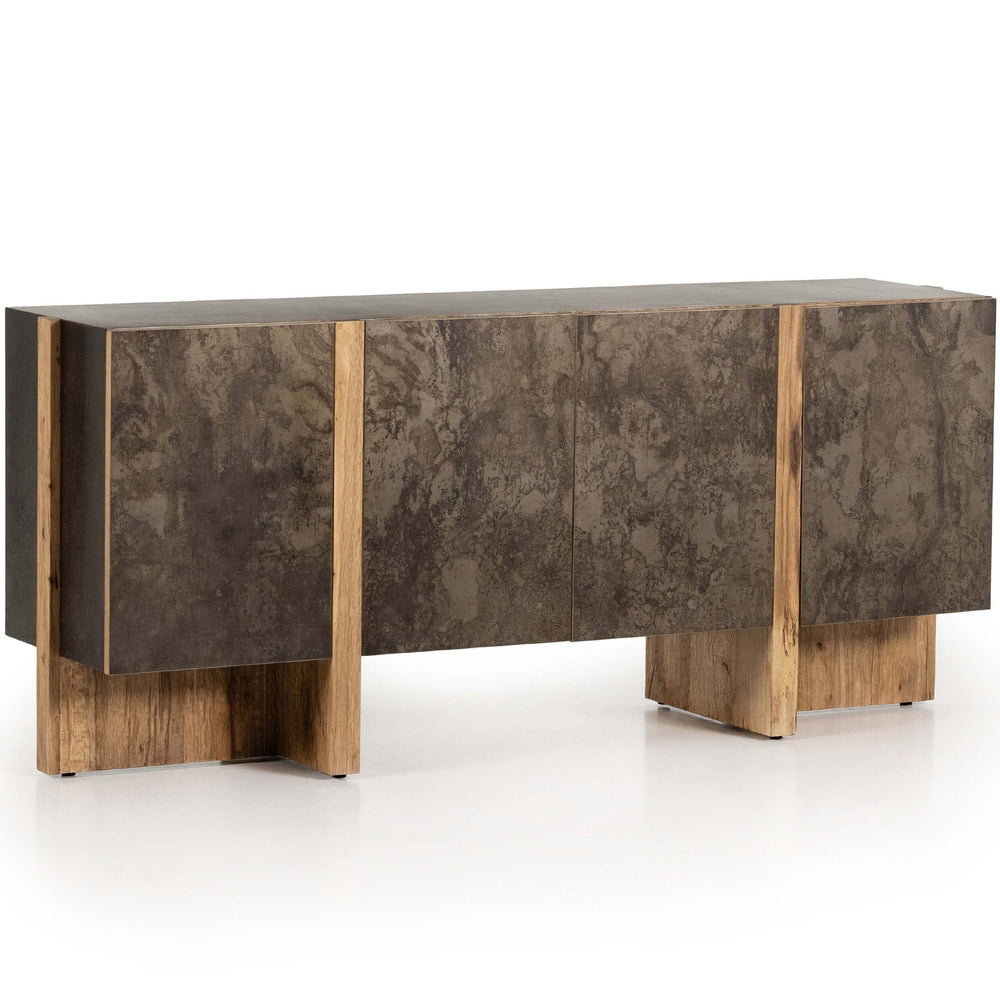 Bingham Sideboard, Rustic Oak-Furniture - Storage-High Fashion Home