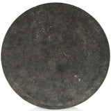 Simone Round Coffee Table, Raw Black