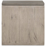 Faro End Table, Dark Grey Concrete-Furniture - Accent Tables-High Fashion Home