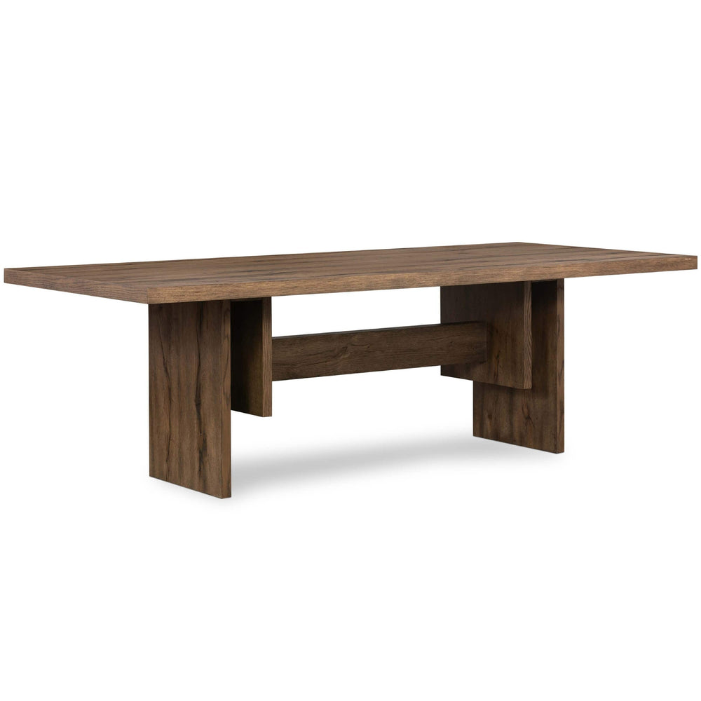 Beam Dining Table, Rustic Fawn-Furniture - Dining-High Fashion Home