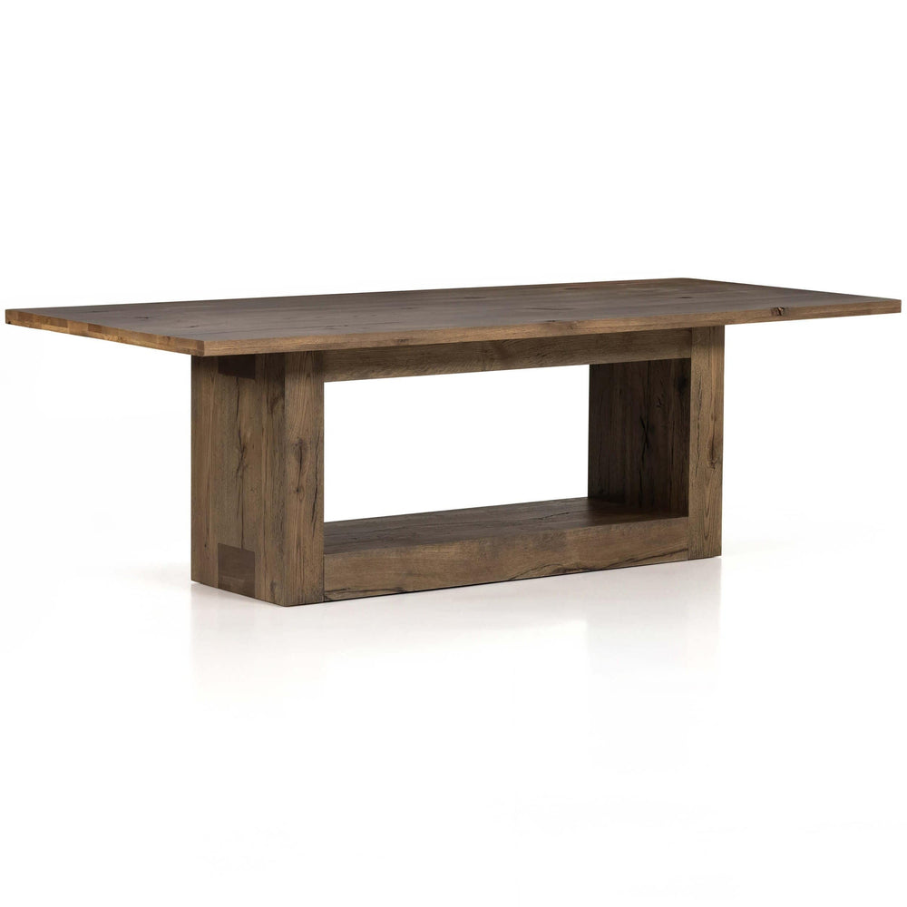 Perrin 93" Dining Table, Rustic Fawn-Furniture - Dining-High Fashion Home