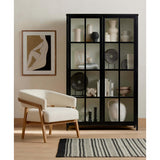 Lexington Cabinet, Black-Furniture - Storage-High Fashion Home