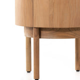 Atmore End Table, Amber Oak-High Fashion Home