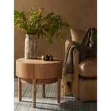 Atmore End Table, Amber Oak-High Fashion Home